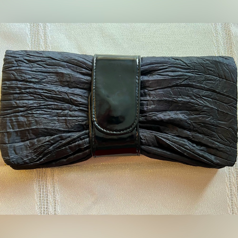 Cute & functional black clutch